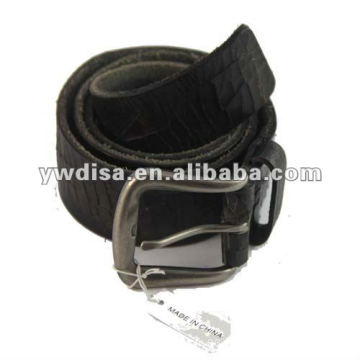 Latest Black Plain Cheap Genuine Leather Belt For Man Wholesale